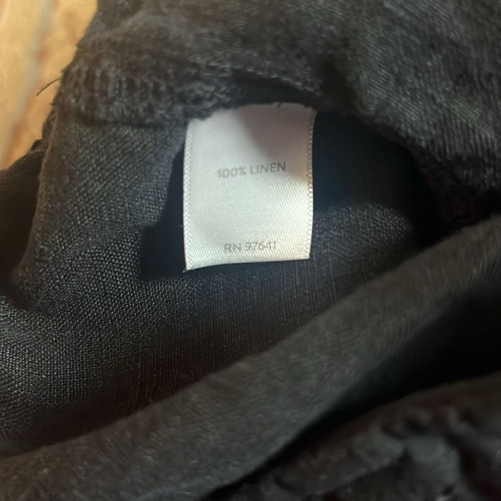 J. Jill Black Patch Pocket Linen Shorts, size 2X - Picture 6 of 9